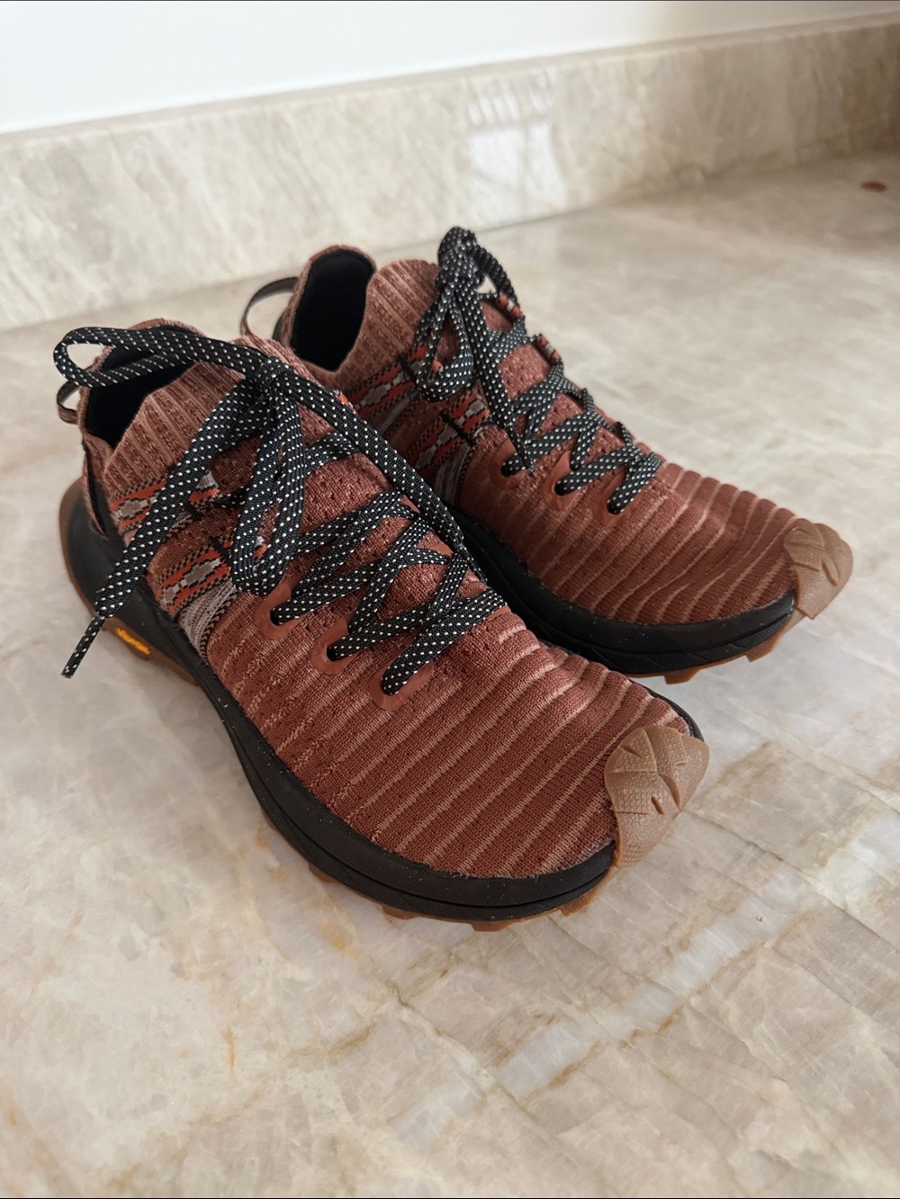 Merrell Women's Knit Trail Sneakers in Rust